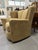 Channel Back Scalloped Swivel Chairs, a Pair For Sale - Image 4 of 8