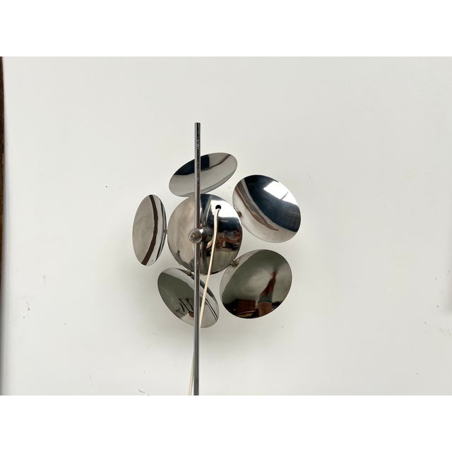 Modern Floor Lamp in Chromed Metal, 1970s For Sale - Image 9 of 17
