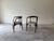 Mid Century Danish Modern Ebonzied Lawrence Peabody Dining Chair Set for Craft Associates For Sale - Image 12 of 12