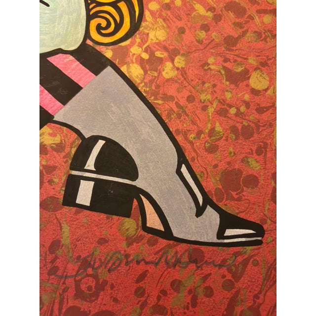Mid-Century Modern Juarez Machado Signed Limited Edition Serigraph – Velvet Kiss For Sale - Image 3 of 4