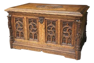 Gothic Style Box in Oak