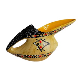 Mid-Century Italian Ceramic Vase from FIMA Deruta, 1956 For Sale