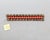 Mid-Century Modern Vintage 1960s Signed Napier Goldtone & Faux-Coral Beaded Bar Brooch For Sale - Image 3 of 7
