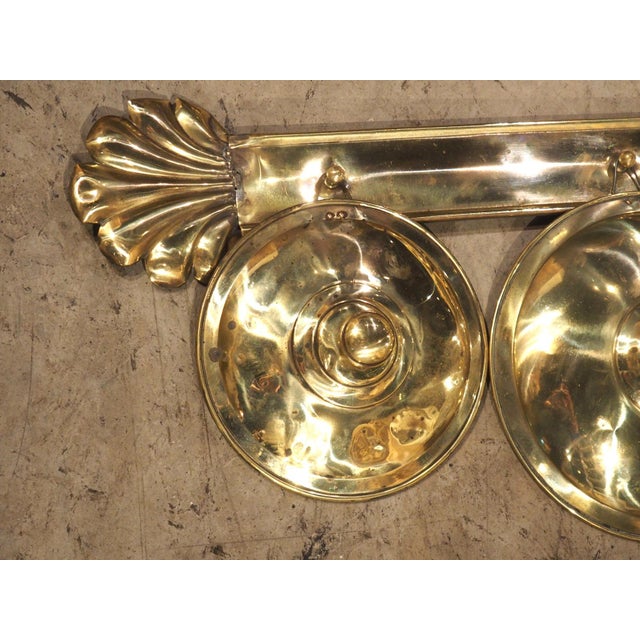 Decorative Antique Brass Kitchen Wall Hanging From Languedoc, France, C. 1910 For Sale - Image 12 of 15