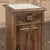 Rustic Antique Neoclassical Marble Top Nightstand ~ Pedestal For Sale - Image 11 of 18