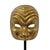 Vintage Italian Brass Miniature Opera Mask on Custom Stand For Sale In Chicago - Image 6 of 10