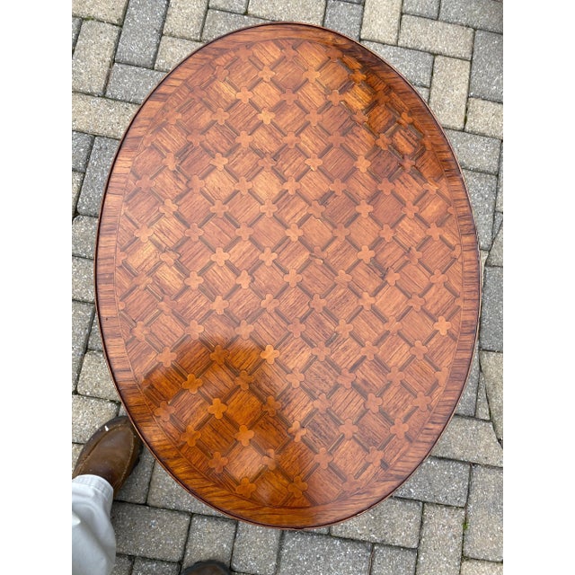 Circa 1760 Louis XV Parquetry Occasional Table For Sale In New York - Image 6 of 13