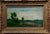 Charles Francois Daubigny - Barbizon School Sunset Landscape-19th c. Oil painting oil painting on Board -Signed circa...