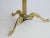 Mid-Century Modern Vintage Italian Brass Free Standing Coat Rack For Sale - Image 3 of 7