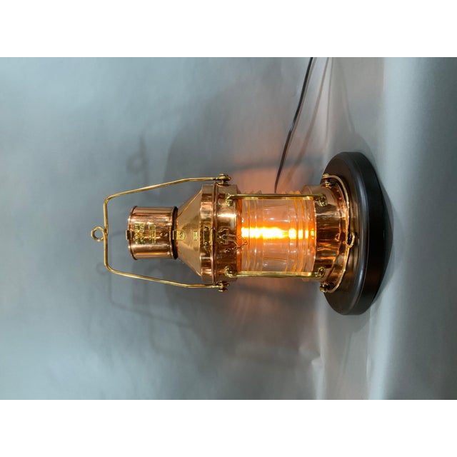 Copper Ship’s Lantern by English Maker Meteorite For Sale - Image 4 of 9