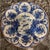Great 18th century hand painted Dutch delft chinoiserie decorated platter. 13.25” diameter. Hole drilled for wall mounting.