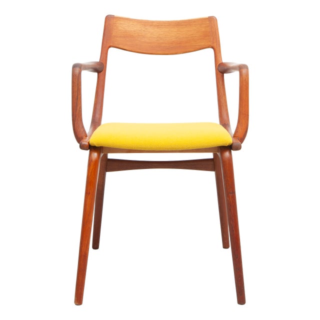 Model 370 Boomerang Chair by Alfred Christensen for Slagelse Møbelværk, 1950s For Sale
