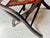 Late 19th Century Antique 1860s Civil War Officer's Folding Camp Carpet Chair For Sale - Image 5 of 12