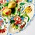 Rose 1960s Vintage Majolica Italian Nove Rose Boho Chic Oval Divided Serving Platter With Trompe L’Oeil Peaches Handle For Sale - Image 8 of 14