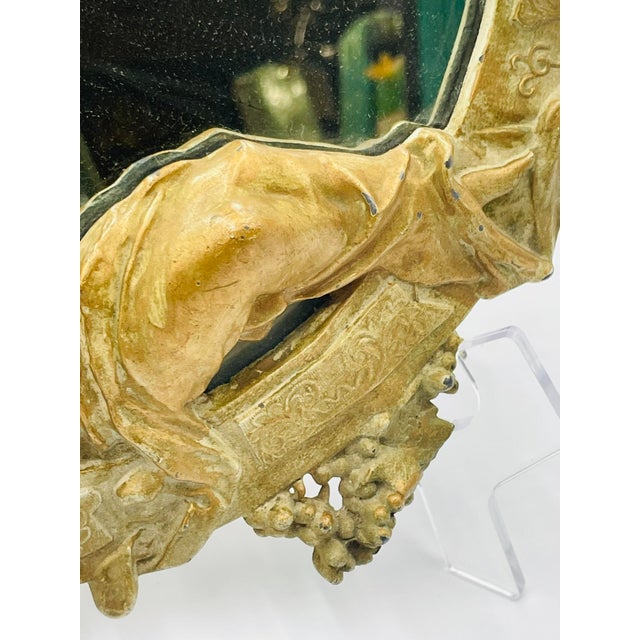 Late 19th Century French Gilt Bronze Vanity Mirror Signed Ph Martin, Victorian Era For Sale - Image 14 of 16