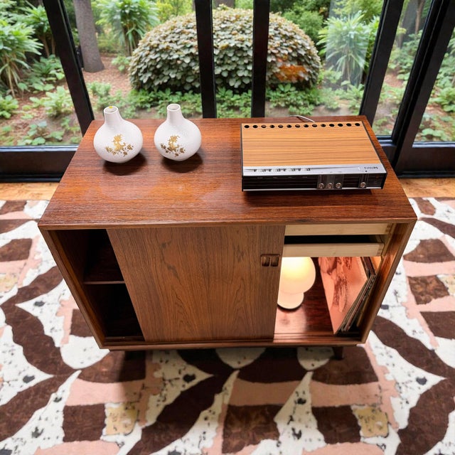 Danish Palacewood Sideboard with Sliding Doors from Horsens Mobelfabrik, Denmark For Sale - Image 11 of 14