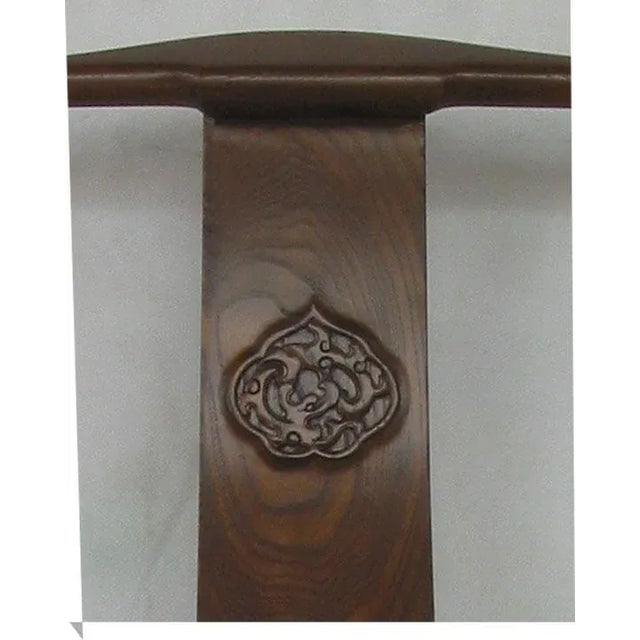2000 - 2009 Chinese High Yokeback Armchair For Sale - Image 5 of 6