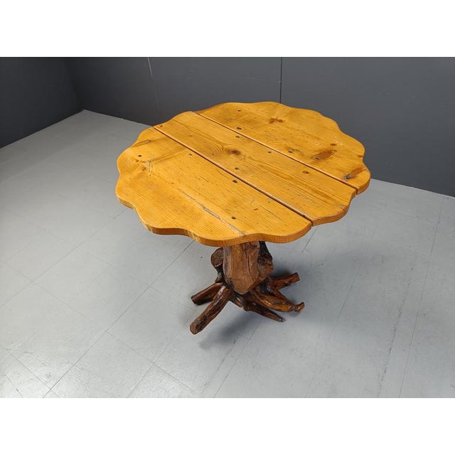 Gold Vintage Tree Root Table, 1960s For Sale - Image 8 of 11
