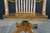 Antique 1920s Arts & Crafts Oak Bankers Desk Swivel Office Arm Chair For Sale - Image 10 of 18