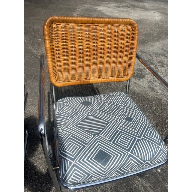 1960’s Bauhaus Style Cane Back Tubular Chairs a Pair Chairish