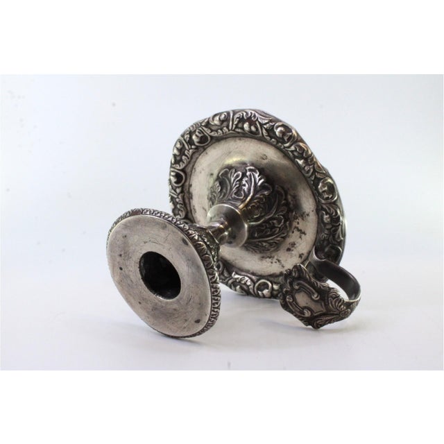 Silver Paddle with Revealed Floral Motifs For Sale - Image 3 of 10