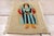 Vintage Tunisian Pictorial Tapestry, 01'04 X 02'09 For Sale - Image 9 of 10