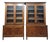 Vintage Walnut Bookcases, 1840, Set of 2 For Sale