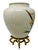 Ceramic Vintage 1980s Japanese Porcelain 7.5-Inch Ovoid Iris and Kingfisher Vase For Sale - Image 7 of 13