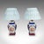 Modern Vintage Table Lamps, Oriental Ceramic, Accent Light, Hall, Lounge, Study - a Pair For Sale - Image 3 of 10