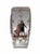 Antique J L Lobmeyr Austrian Enamel Decorated Crystal Vase Romantic Scene.