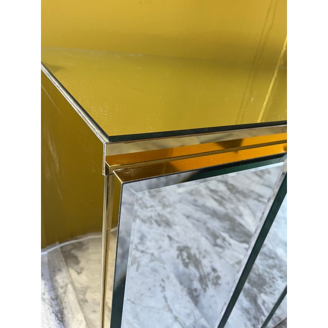 1980s Ello Postmodern Mirrored Dining Sideboard/Buffet For Sale - Image 12 of 14