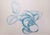 Blue Rose is a contemporary artwork realized by Giacomo Porzano in 1970s. Colored etching Hand-signed on the lower right....