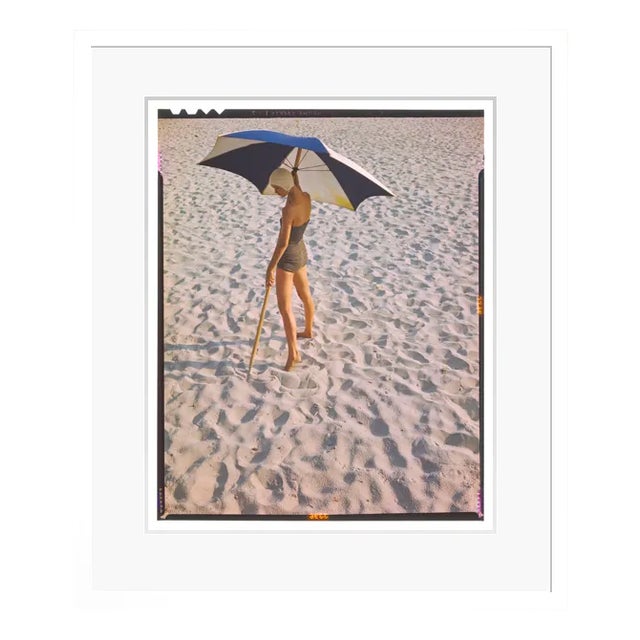 Toni Frissell, Girl on the Beach, C Print (1), Framed For Sale