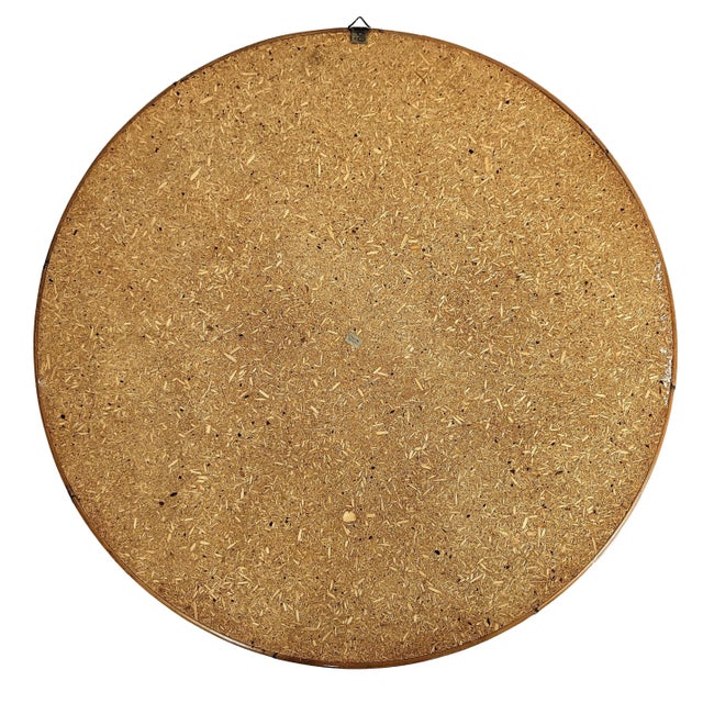 Gabriela Crespi Style Wall Mirror Pencil Reed Ratan Frame For Sale - Image 10 of 12