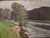 Loire Riverbank, 1930, Oil Painting For Sale - Image 4 of 10