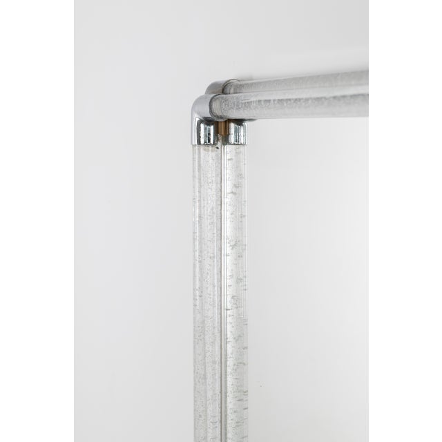 Mid-Century Modern Large Murano Glass Mirror 1070s from Seguso Vetri Darte, 1970s For Sale - Image 3 of 12