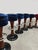 Vintage Art Deco French Cafe Bar Stools, 1940s, Set of 6 For Sale - Image 4 of 7