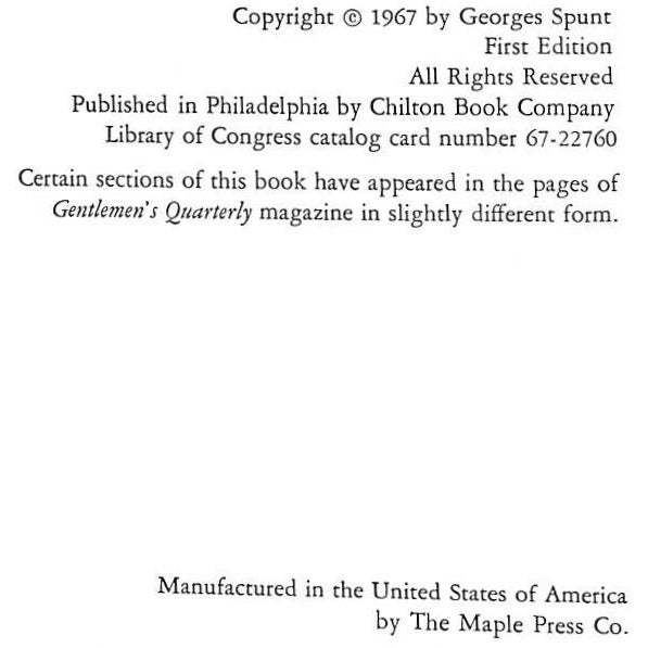 "Memoirs & Menus: The Confessions of a Culinary Snob" 1967 Spunt, Georges For Sale - Image 10 of 11