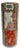 Vintage Chinese Rose Medallion Cylindrical Porcelain Vase For Sale