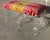 Scalamandre Cut Velvet Upholstered Phyllis Morris Lucite Bench.