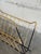 Mid-Century Modern Danish Metal Magazine Holder With Woven Vinyl String Rack Mid-Century Modern 1950s For Sale - Image 3 of 9