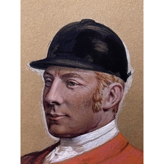 Large British Sporting Painting “Hare Seeds Gentlemen! Hare Seeds With the Quorn Hunt” Tom Firr Huntsman on Grey Whitelegs by Basil Nightingale C1895 For Sale - Image 14 of 18