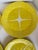 Rustic European Mid-Century Secla Portuguese Yellow Majolica Cabbage Leaf Plates – Set of 4 For Sale - Image 3 of 10