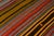Vintage Tribal Stripe Kilim Rug For Sale - Image 9 of 10