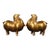 Pair of Vintage Bronze "Money Horse" Sculptures With Coin Accents For Sale