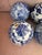 Chinoiserie Set of 6 Blue & White Porcelain Decorative Balls – Floral Chinoiserie Design – Made in China For Sale - Image 3 of 7