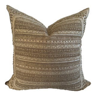 Ralph Lauren Luxury Beaded Throw Pillow For Sale