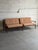 Mid 20th Century Mid Century Walnut Sofa Set Loveseat Pair + Coffee Table 3 Piece For Sale - Image 5 of 10