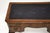Wood Figured Walnut and Leather Top Desk, 1900s For Sale - Image 7 of 11