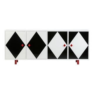 Pantalone Cabinet in Powder-Coated Aluminum by Altreforme For Sale